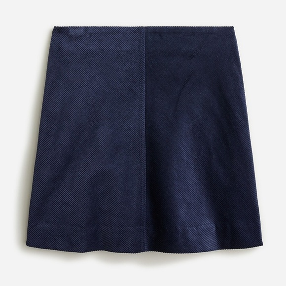 J. Crew Blue Stretch Corduroy Mini Skirt - Picture 5 of 5
